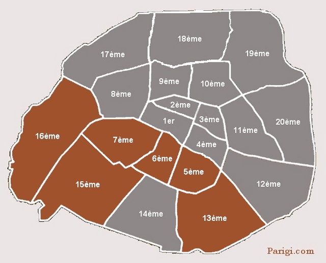 Arrondissement Métro Parigi Linea 10