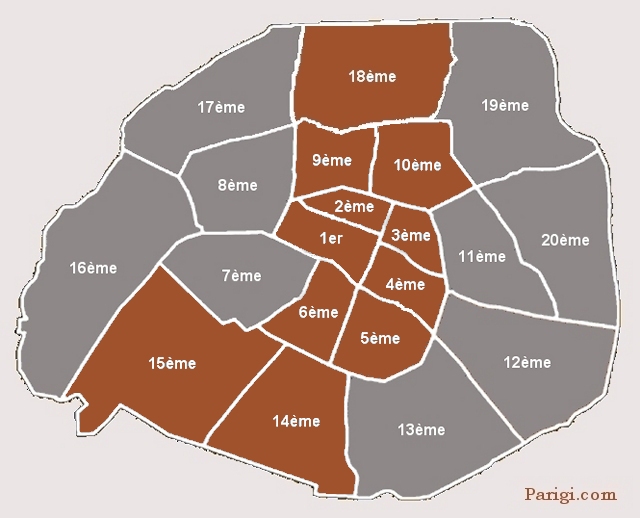 Arrondissement Métro Parigi Linea 4