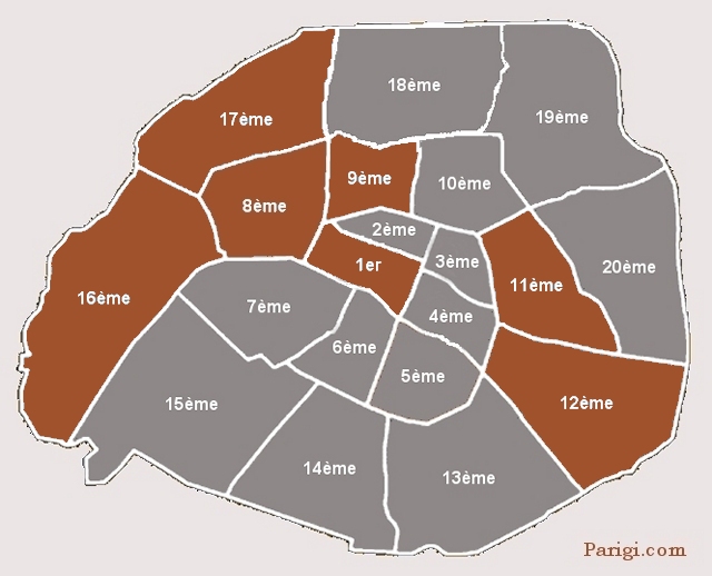 Arrondissement RER A Parigi