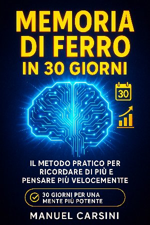 Memoria di Ferro in 30 Giorni: Il Metodo Pratico per Ricordare di Più e Pensare Più Velocemente